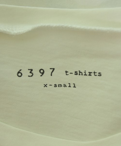 6397（シックススリーナインセブン）Tシャツ・カットソー 白 サイズ:XS レディース/2200721290041