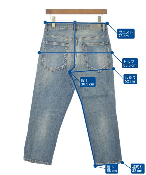 6397（シックススリーナインセブン）デニムパンツ 青 サイズ:25(S位) レディース/2200663751099