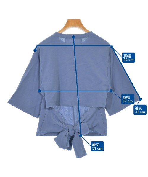 ADAWAS（アダワス）Tシャツ・カットソー 青 サイズ:F レディース/2200635199058