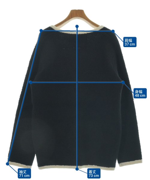 ADAWAS（アダワス）カーディガン 黒 サイズ:F レディース/2200644741576