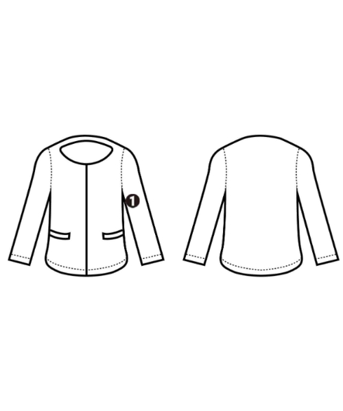 ADAWAS（アダワス）ジャケット 白 サイズ:F レディース/2200644745062