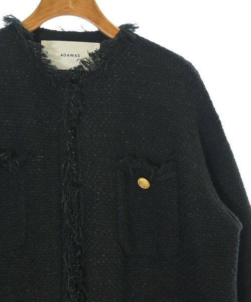 ADAWAS（アダワス）カジュアルジャケット 黒 サイズ:F レディース/2200672644016
