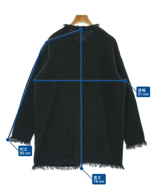 ADAWAS（アダワス）カジュアルジャケット 黒 サイズ:F レディース/2200672644016