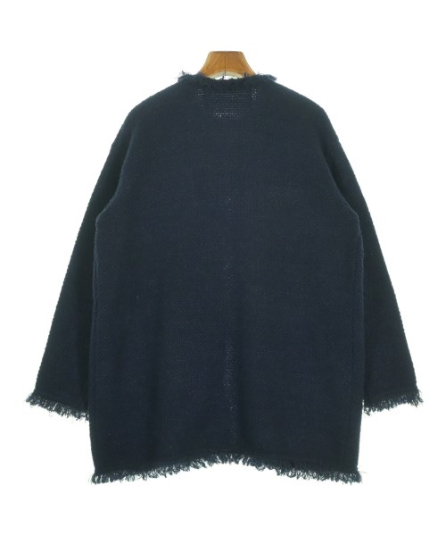 ADAWAS（アダワス）ノーカラージャケット 紺 サイズ:F レディース/2200656751013