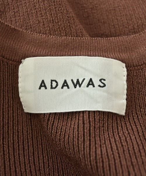 ADAWAS（アダワス）ベスト/ノースリーブ 茶 サイズ:F レディース/2200708880036