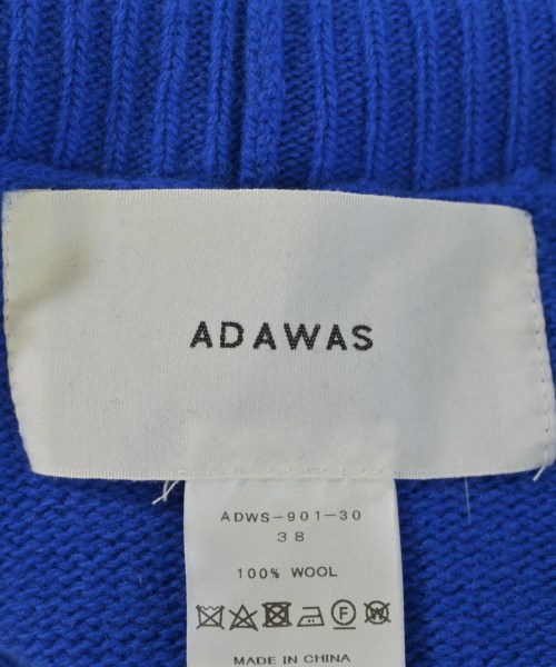 ADAWAS（アダワス）ニット・セーター 青 サイズ:38(M位) レディース/2200716822028