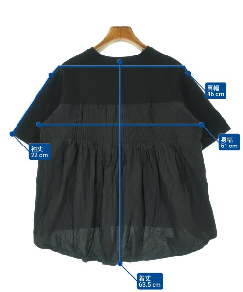 ADAWAS（アダワス）Tシャツ・カットソー 黒 サイズ:F レディース/2200690102031