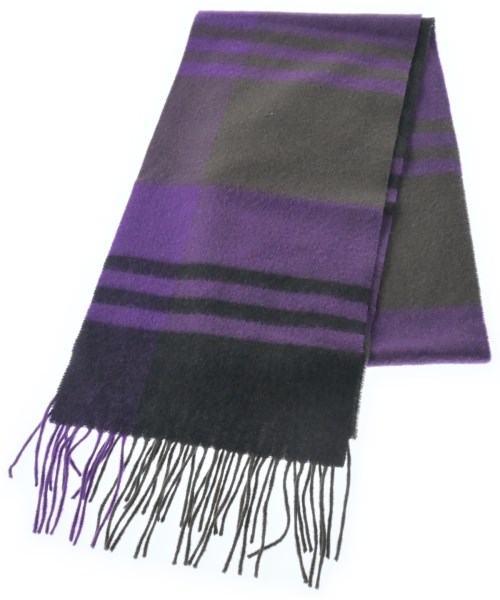 TWEED MILL(ツイードミル)マフラー 紫 サイズ:-/2200657878023