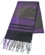 TWEED MILL（ツイードミル）マフラー 紫 サイズ:- メンズ/2200657878023