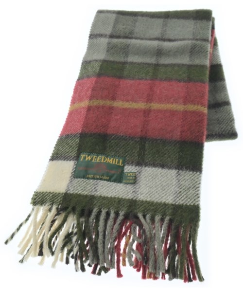 TWEED MILL(ツイードミル)マフラー カーキ サイズ:-/2200637530033