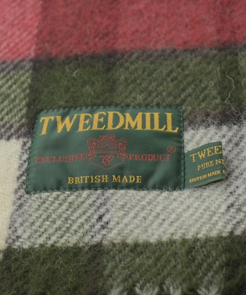 TWEED MILL（ツイードミル）マフラー カーキ サイズ:- レディース/2200637530033