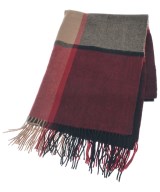 TWEED MILL（ツイードミル）ストール 赤 サイズ:- レディース/2200620752015