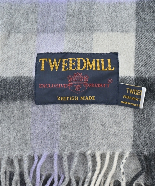 TWEED MILL（ツイードミル）マフラー グレー サイズ:- レディース/2200609573051