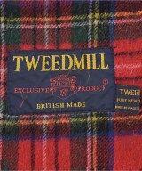 TWEED MILL（ツイードミル）マフラー 赤 サイズ:- レディース/2200608565071