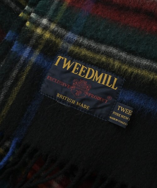 TWEED MILL（ツイードミル）ストール 黒 サイズ:- レディース/2200668433020