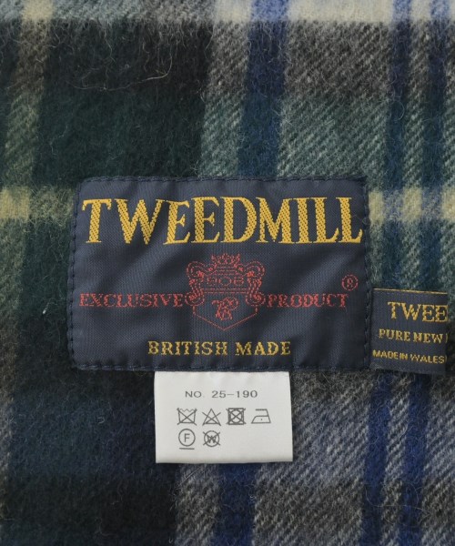 TWEED MILL（ツイードミル）マフラー 紺 サイズ:- レディース/2200650420076