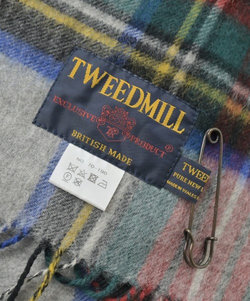 TWEED MILL（ツイードミル）マフラー グレー サイズ:- レディース/2200651460040