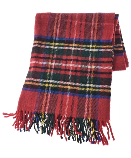 TWEED MILL(ツイードミル)マフラー 赤 サイズ:-/2200661179314