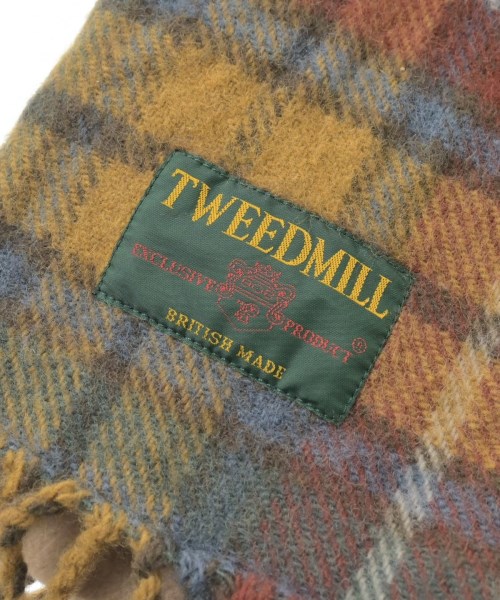 TWEED MILL（ツイードミル）マフラー オレンジ サイズ:- レディース/2200648862062