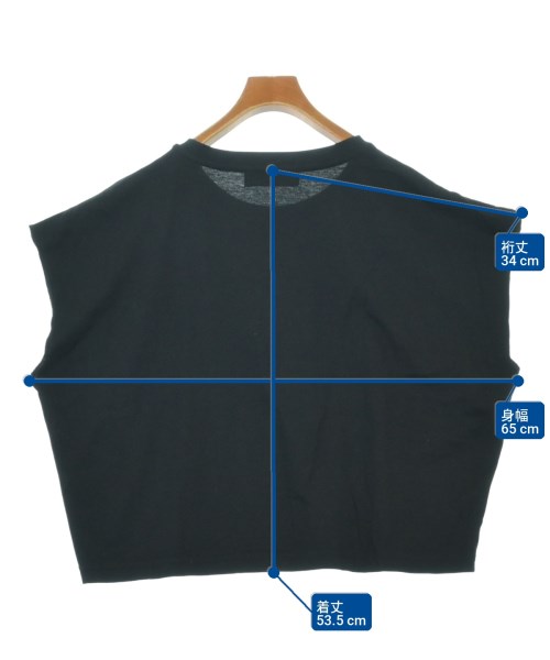 lot lamb（ロットラム）Tシャツ・カットソー 黒 サイズ:36(S位) レディース/2200716842590