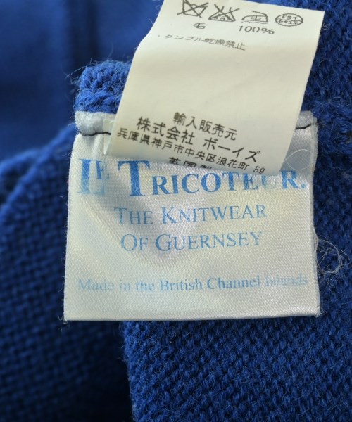 Le Tricoteur（ルトリコチュール）ニット・セーター 青 サイズ:36(S位) メンズ/2200643707283