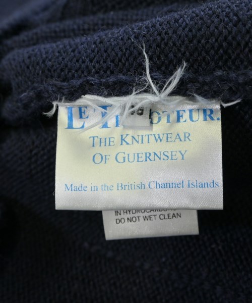 Le Tricoteur（ルトリコチュール）カーディガン 紺 サイズ:46(XXL位) レディース/2200619025014