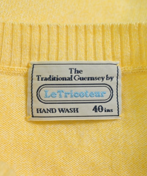 Le Tricoteur（ルトリコチュール）ニット・セーター 黄 サイズ:40(M位) メンズ/2200621042047