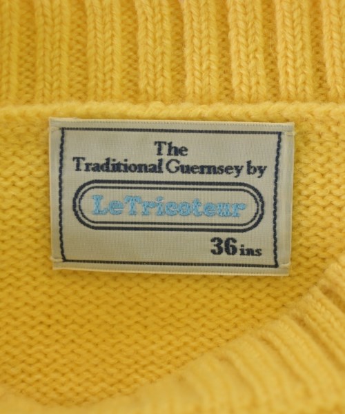 Le Tricoteur（ルトリコチュール）ニット・セーター 黄 サイズ:36(S位) レディース/2200649985036