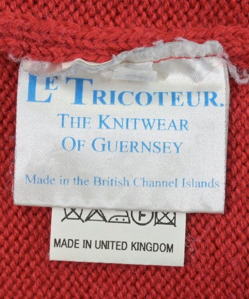 Le Tricoteur（ルトリコチュール）ニット・セーター 赤 サイズ:38(S位) メンズ/2200650640078