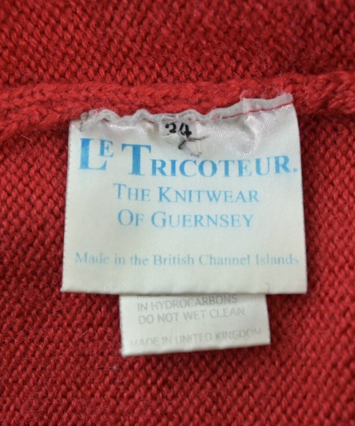 Le Tricoteur（ルトリコチュール）ニット・セーター 赤 サイズ:34(XS位) レディース/2200662860259