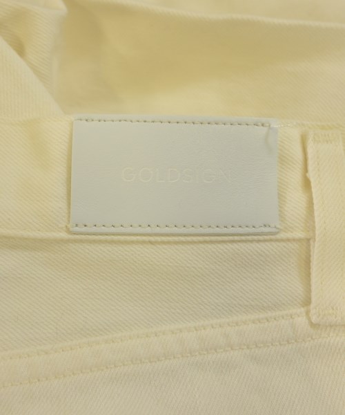 GOLD SIGN（ゴールドサイン）デニムパンツ 白 サイズ:25(S位) レディース/2200622041810