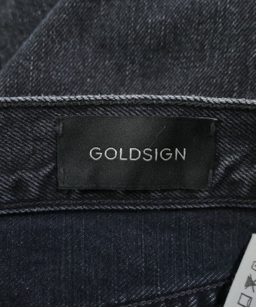 GOLD SIGN（ゴールドサイン）デニムパンツ 黒 サイズ:27(M位) レディース/2200610115028