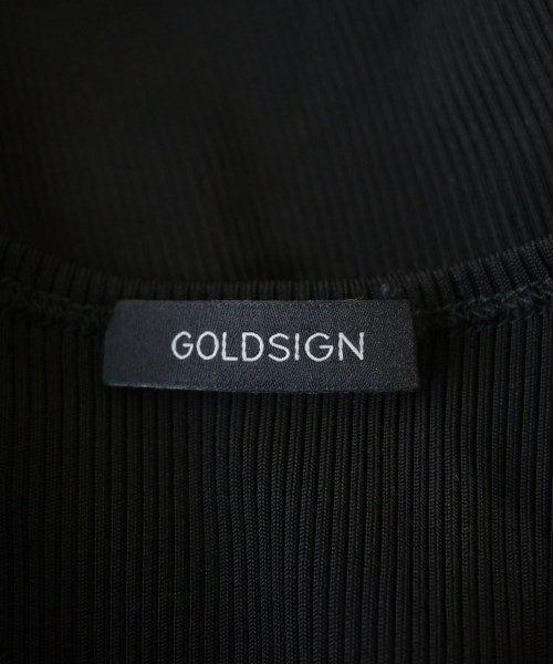 GOLD SIGN（ゴールドサイン）ベスト/ノースリーブ 黒 サイズ:XS レディース/2200645426083