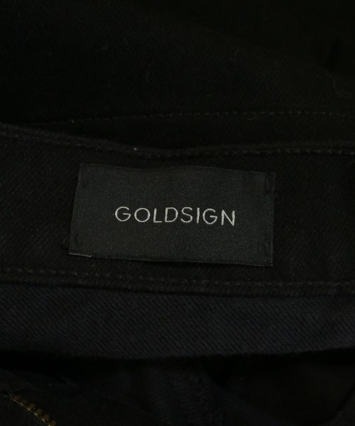 GOLD SIGN（ゴールドサイン）デニムパンツ 黒 サイズ:27(M位) レディース/2200700640065