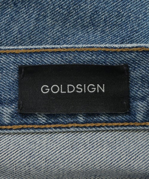 GOLD SIGN（ゴールドサイン）デニムパンツ 青 サイズ:26(M位) レディース/2200704751033