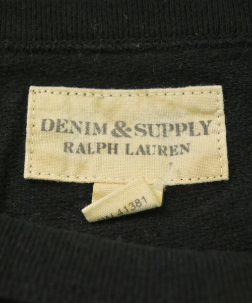 RALPH LAUREN DENIM&SUPPLY（ラルフローレンデニムアンドサプライ）スウェット 黒 サイズ:L レディース/2200616684054