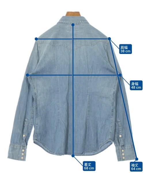 RALPH LAUREN DENIM&SUPPLY（ラルフローレンデニムアンドサプライ）カジュアルシャツ 青 サイズ:L レディース/2200666431011