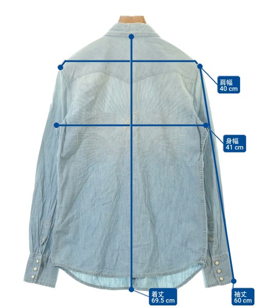 RALPH LAUREN DENIM&SUPPLY（ラルフローレンデニムアンドサプライ）カジュアルシャツ 青 サイズ:XS レディース/2200730611028