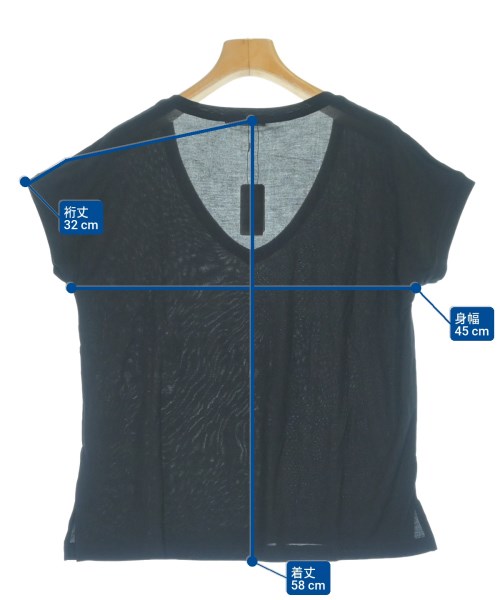 BAREFOOT DREAMS（ベアフットドリームス）Tシャツ・カットソー 黒 サイズ:S レディース/2200631172598