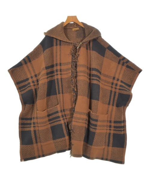 BAREFOOT DREAMS(ベアフットドリームス)ポンチョ 茶 サイズ:ONE/2200664533014