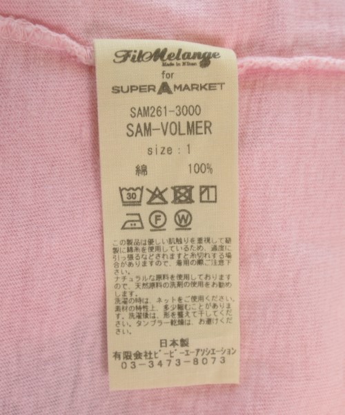 FilMelange（フィルメランジェ）Tシャツ・カットソー ピンク サイズ:1(M位) レディース/2200710267023
