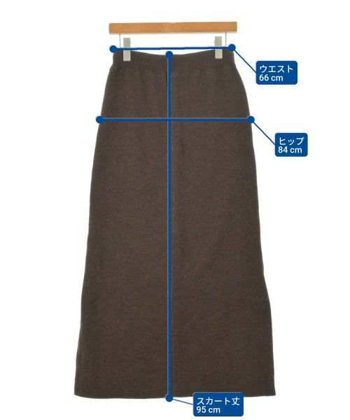 FilMelange（フィルメランジェ）ロング・マキシ丈スカート 茶 サイズ:1(M位) レディース/2200669134056