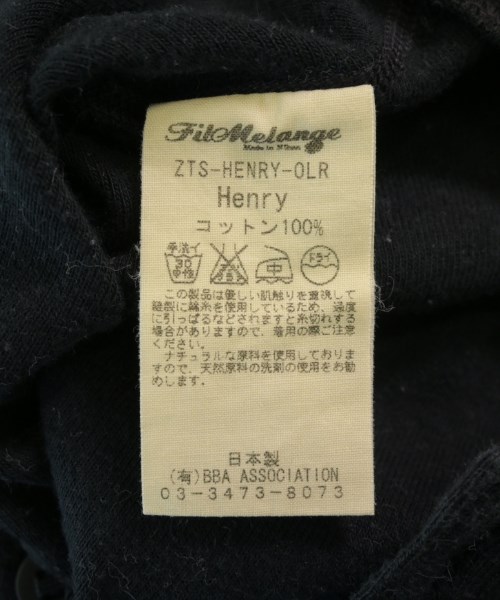 FilMelange（フィルメランジェ）Tシャツ・カットソー 黒 サイズ:4(XXL位) レディース/2200728115019