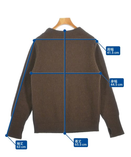 ANDERSEN-ANDERSEN（アンデルセンアンデルセン）ニット・セーター 茶 サイズ:XS レディース/2200669000115