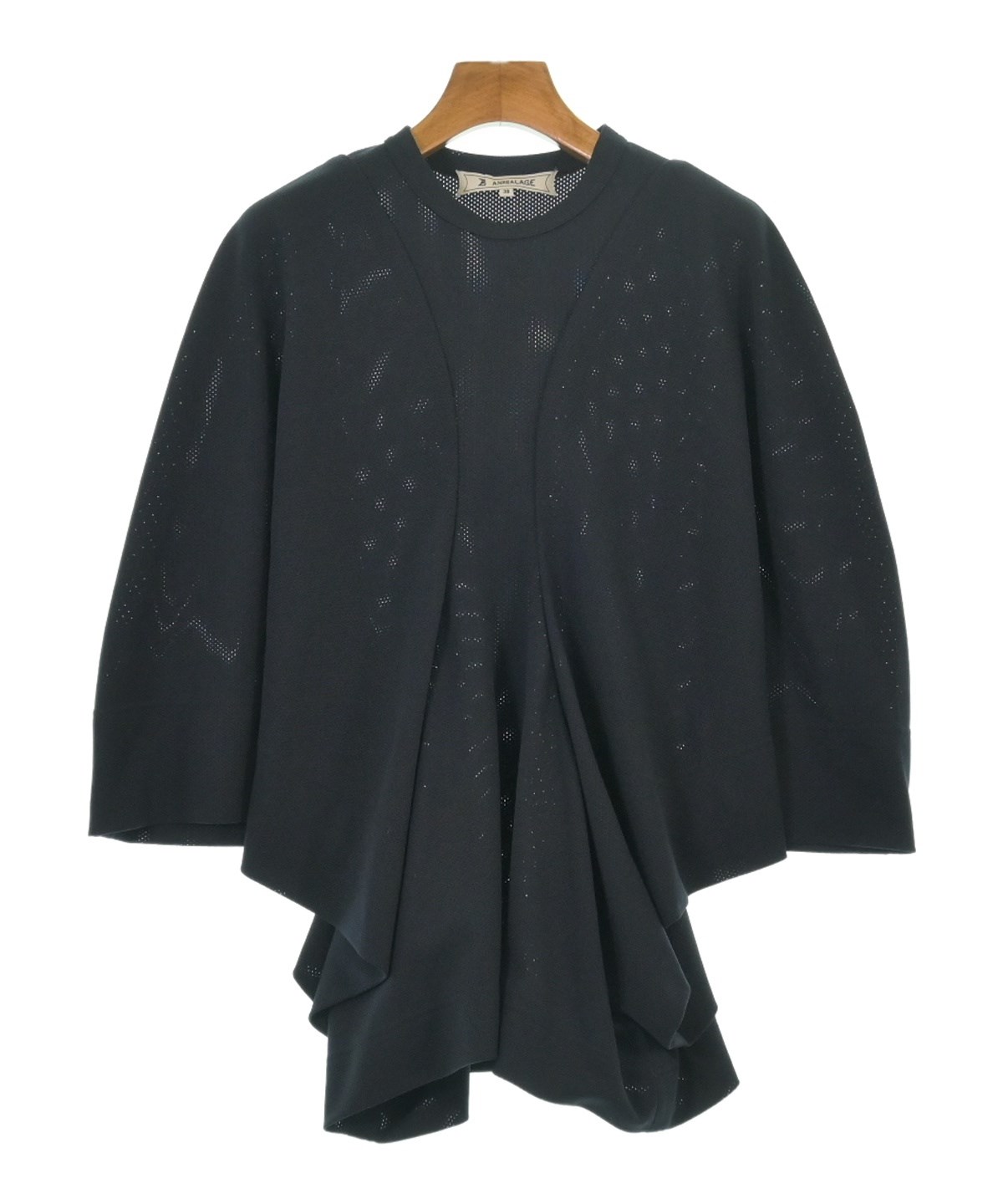 専用商品 希少 ANREALAGE アンリアレイジ 変形ピーコート M ブラック ANREALAGE（アンリアレイジ）Tシャツ・カットソー 紺 サイズ:38