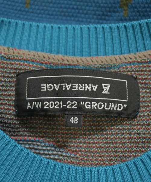 ANREALAGE（アンリアレイジ）ニット・セーター 青 サイズ:48(M位) メンズ/2200612857056