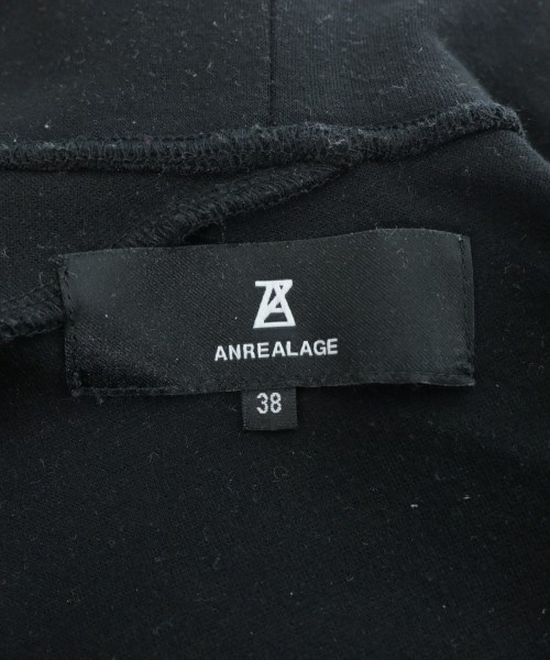 ANREALAGE（アンリアレイジ）パーカー 黒 サイズ:38(M位) レディース/2200678432051