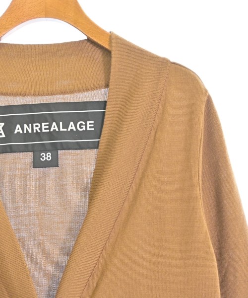 ANREALAGE（アンリアレイジ）カーディガン 茶 サイズ:38(M位) レディース/2200680409058