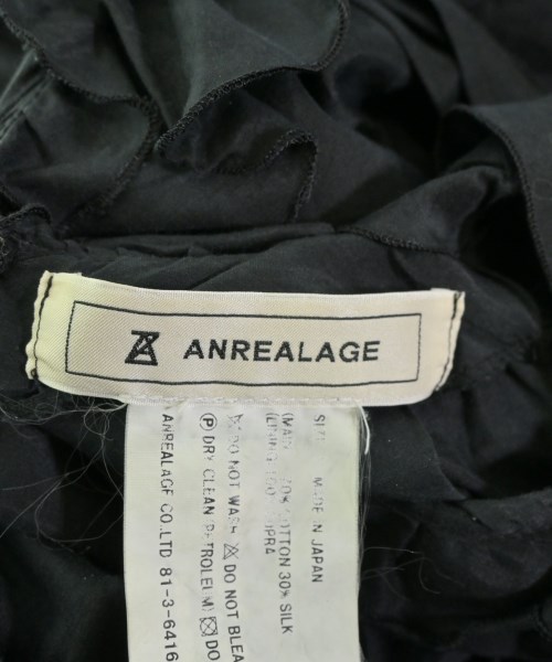 ANREALAGE（アンリアレイジ）ワンピース 黒 サイズ:1(S位) レディース/2200680696021