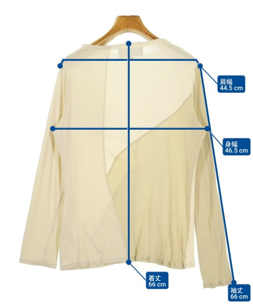 ANREALAGE（アンリアレイジ）Tシャツ・カットソー ベージュ サイズ:38(M位) レディース/2200715875056